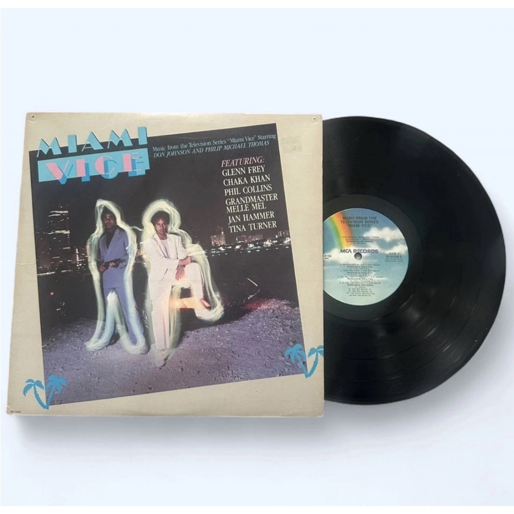 Miami Vice SOUNDTRACK VARIOUS ARTISTS LP 1985 Vinyl Record
